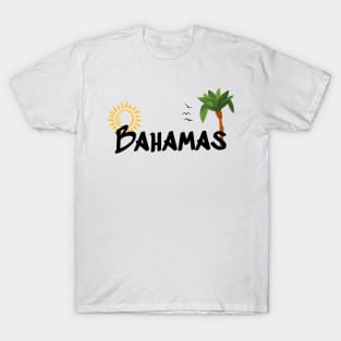 Bahamas island typography T-Shirt